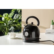 Swiss Pro+ Retro Electric Kettle, 1.8 Liter, 2200 Watt, Black - SP-WK2200B