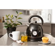 Swiss Pro+ Retro Electric Kettle, 1.8 Liter, 2200 Watt, Black - SP-WK2200B