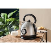Swiss Pro+ Retro Electric Kettle, 1.8 Liter, 2200 Watt, Black - SP-WK2200B