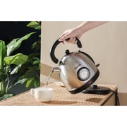 Swiss Pro+ Retro Electric Kettle, 1.8 Liter, 2200 Watt, Black - SP-WK2200B