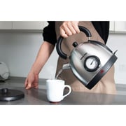 Swiss Pro+ Retro Electric Kettle, 1.8 Liter, 2200 Watt, Black - SP-WK2200B