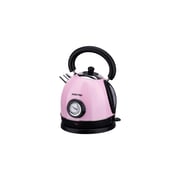 Swiss Pro+ Retro Electric Kettle, 1.8 Liter, 2200 Watt, Pink - SP-WK2200BP