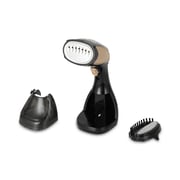 Swiss Pro+ Handheld Garment Steamer, 1100 Watt, Gold & Black - SP-HGS1100