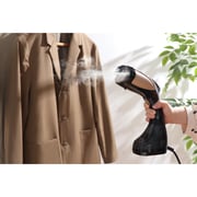 Swiss Pro+ Handheld Garment Steamer, 1100 Watt, Gold & Black - SP-HGS1100