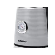Swiss Pro+ Retro Electric Kettle, 1.7 Liter, 2250 Watt, Grey - SP-WK2250.G