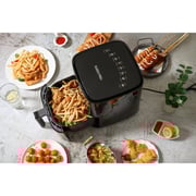 Swiss Pro+ Digital Air Fryer, 5 Liter, 1450 Watt, Black Silver - SP-AF1450.5