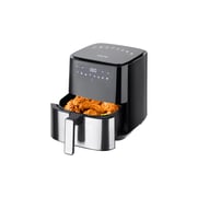 Swiss Pro+ Digital Air Fryer, 5 Liter, 1450 Watt, Black Silver - SP-AF1450.5