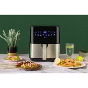 Swiss Pro+ Digital Air Fryer, 5 Liter, 1450 Watt, Black Silver - SP-AF1450.5