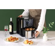Swiss Pro+ Digital Air Fryer, 5 Liter, 1450 Watt, Black Silver - SP-AF1450.5