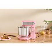 Swiss Pro+ Stand Mixer, 3.5 Liter, 300 Watt, Pink, SP-SM3.5P