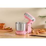 Swiss Pro+ Stand Mixer, 3.5 Liter, 300 Watt, Pink, SP-SM3.5P