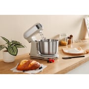 Swiss Pro+ Stand Mixer, 3.5 Liter, 300 Watt, Grey - SP-SM3.5G