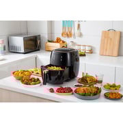 Swiss Pro+ Digital Air Fryer, 7 Liter, 1750 Watt, Black - SP-DAF7LB
