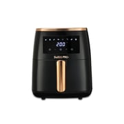 Swiss Pro+ Digital Air Fryer - Black  Gold - 6.5L - 1500W, SP-AF6.5L.BG