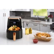 Swiss Pro+ Digital Air Fryer - Black  Gold - 6.5L - 1500W, SP-AF6.5L.BG