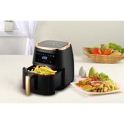 Swiss Pro+ Digital Air Fryer - Black  Gold - 6.5L - 1500W, SP-AF6.5L.BG