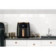 Swiss Pro+ Digital Air Fryer - Black  Gold - 6.5L - 1500W, SP-AF6.5L.BG