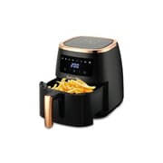 Swiss Pro+ Digital Air Fryer - Black  Gold - 6.5L - 1500W, SP-AF6.5L.BG