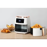 Swiss Pro+ Digital Air Fryer, 6.5L, 1500W, White - SP-AF6.5L.WG