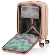 American Tourister 1 Pc Expandable Frontec Spinner Luggage Trolley Case Apricot - 251-2501-005351