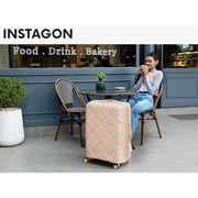 American Tourister 1 Pc Hard Instagon Luggage Trolley Case Peach Blossom - 251-2501-005197