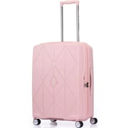 American Tourister 1 Pc Durable Argyle Spinner Luggage Trolley Case Antique Pink - 251-2501-004889