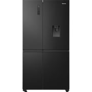 Hisense Side by Side Refrigerator 649L Black - RS840N4WFE