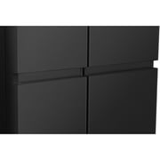 Hisense Side by Side Refrigerator 649L Black - RS840N4WFE