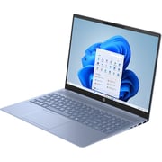 HP OmniBook 5 (2025) Laptop - 2nd Series / Intel Core Ultra 7-255U / 16inch 2K / 1TB SSD / 16GB RAM / Shared Intel Graphics / Windows 11 Home / English & Arabic Keyboard / Sky Blue / Middle East Version - [16-AF1000NE]