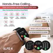 Swiss Military Alps 4 Smart Watch Black - ALPS 4-VICTOR 5 + Victor 5 Earbuds