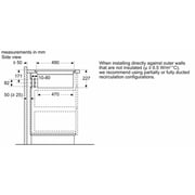 Bosch Series 4 Built-in Induction Hob With Integrated Ventillation 60cm Black - PVS601B16E