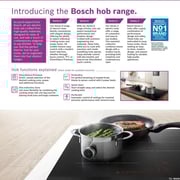 Bosch Series 4 Built-in Induction Hob With Integrated Ventillation 60cm Black - PVS601B16E