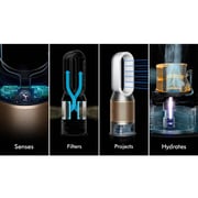 Dyson Air Humidify+Cool Purifier White/Gold - PH05