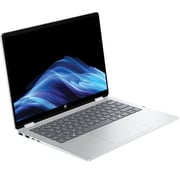 HP OmniBook 5 Flip (2025) Laptop - 13th Gen / Intel Core i5-1334U / 14inch 2K / 512GB SSD / 16GB RAM / Shared Intel Iris Xe Graphics / Windows 11 Home / English & Arabic Keyboard / Glacier Silver / Middle East Version - [14-FP0017NE]