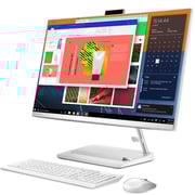 Lenovo IdeaCentre 3 27ALC6 All-in-One (2025) Desktop - AMD Ryzen 7-7730U / 27inch FHD / 1TB SSD / 16GB RAM / Shared AMD Radeon Graphics / Windows 11 Home / English & Arabic Keyboard / White / Middle East Version - [F0FY00QGAX]