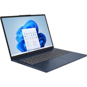 Lenovo IdeaPad Slim 3 16IRH10 (2025) Laptop - 13th Gen / Intel Core i5-13420H / 16inch WUXGA / 512GB SSD / 24GB RAM / Shared Intel UHD Graphics / Windows 11 Home / English & Arabic Keyboard / Cosmic Blue / Middle East Version - [83K2006TAX]