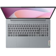 Lenovo Ideapad Slim 3 15ABR8 (2025) Laptop - AMD Ryzen 7-7730U / 15.6inch FHD / 512GB SSD / 16GB RAM / Shared AMD Radeon Graphics / Windows 11 Home / English & Arabic Keyboard / Arctic Grey / Middle East Version - [82XM00XRAX]