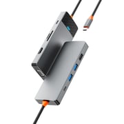 Wiwu 9-in-1 USB-C Hub Space Grey - Linker A921HV