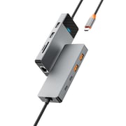 Wiwu 9-in-1 USB-C Hub Spcae Grey - Linker A923RPT