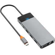 Wiwu Pro USB-C Hub Grey - LINKER12IN1PG