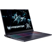 Acer Predator Helios 18 Gaming (2025) Laptop - 2nd Series / Intel Core Ultra 9-275HX / 18inch WQXGA / 1TB SSD / 64GB RAM / 12GB NVIDIA GeForce RTX 5070 Ti / Windows 11 Home / English & Arabic Keyboard / Black / Middle East Version - [PHN18-72-918C]