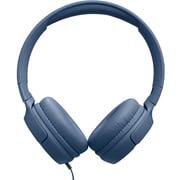 JBL Tune 520C USB-C Hi-Res Wired On-ear Headphones Blue