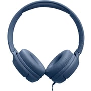 JBL Tune 520C USB-C Hi-Res Wired On-ear Headphones Blue