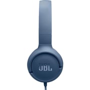 JBL Tune 520C USB-C Hi-Res Wired On-ear Headphones Blue