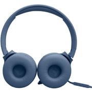 JBL Tune 520C USB-C Hi-Res Wired On-ear Headphones Blue
