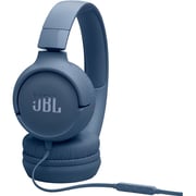 JBL Tune 520C USB-C Hi-Res Wired On-ear Headphones Blue