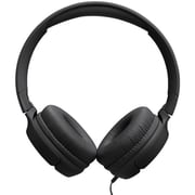 JBL Tune 520C USB-C Hi-Res Wired On-ear Headphones Black