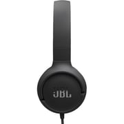 JBL Tune 520C USB-C Hi-Res Wired On-ear Headphones Black