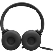 JBL Tune 520C USB-C Hi-Res Wired On-ear Headphones Black