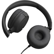 JBL Tune 520C USB-C Hi-Res Wired On-ear Headphones Black